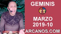 HOROSCOPO GEMINIS-Semana 2019-10-Del 3 al 9 de marzo de 2019-ARCANOS.COM