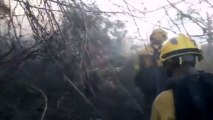 Servicios de emergencias extinguen fuegos en Asturias