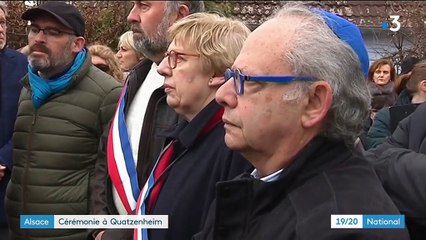 Alsace : près de 400 personnes réunies au cimetière juif de Quatzenheim