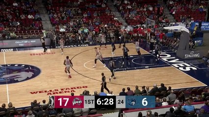 Danuel House goes up to get it and finishes the oop