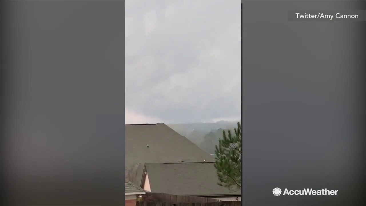 Large tornado spotted in severe storm
