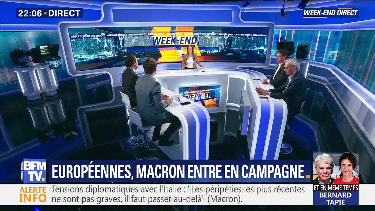 Élections européennes: Emmanuel Macron entre en campagne