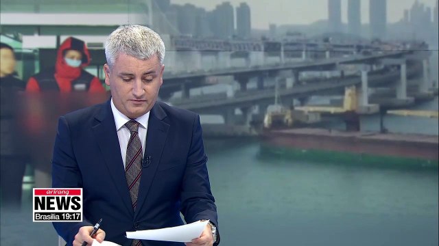 Captain of Russian cargo ship that crashed into Busan's Gwangan Bridge taken into custody