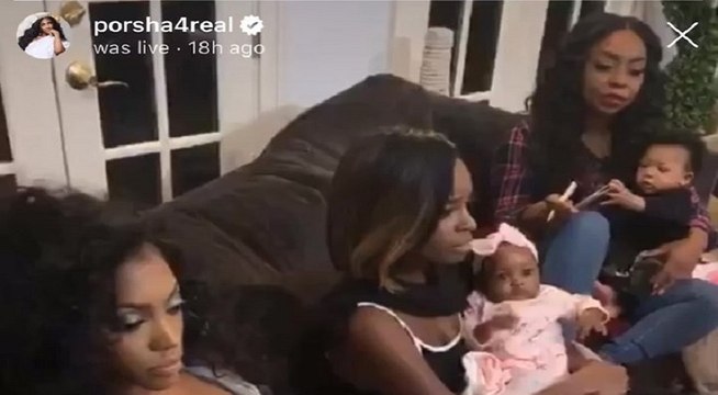 Porsha Williams and Kandi Burruss have officially ended their longstanding feud! #RHOA star, Porsha, shares IG Live video, where she opens a gift Kandi gave to her baby