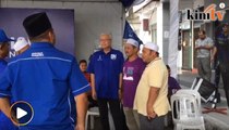 Ismail Sabri tiba di bilik gerakan BN