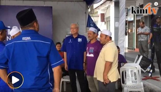 Ismail Sabri tiba di bilik gerakan BN