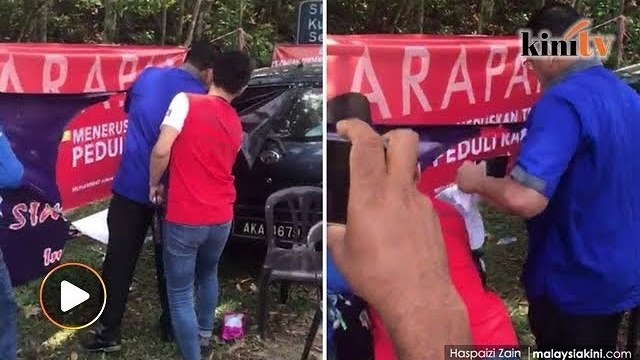Lokman Adam naik angin, koyak kain rentang wajah Rosmah