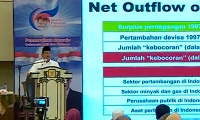 Prabowo: Setelah Terpilih, Saya Buktikan Ada Kebocoran Anggaran