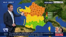 Météo: 43 départements sont placés en vigilance orange à cause de rafales de vents pouvant aller jusqu'à 110 km/h