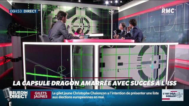La chronique de Frédéric Simottel : La capsule Dragon s'est amarrée avec succès à l'ISS - 04/03