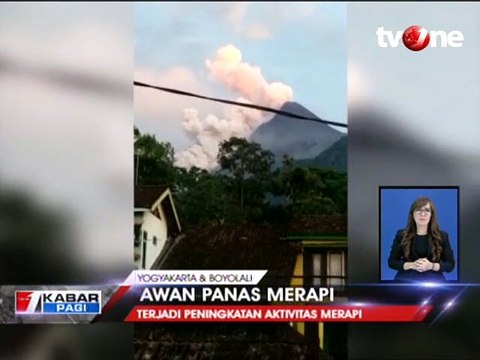 Lagi-lagi Gunung Merapi Keluarkan Awan Panas