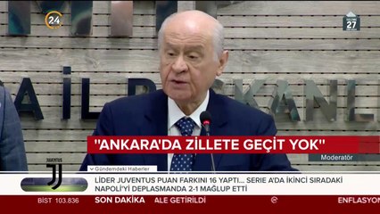 Bahçeli'den CHP/HDP/İP/SP ittifakına sert sözler