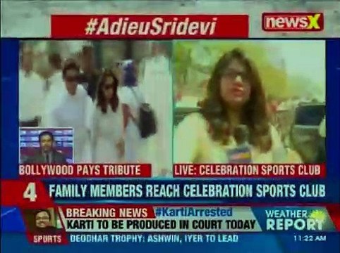 Sridevi Funeral in Mumbai: Fans, actors at Mumbai's Celebration Sports Club to pay last respects