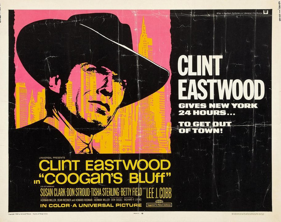 Coogan's Bluff Movie (1968) -  Clint Eastwood