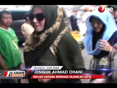 Mulan Jameela Jenguk Ahmad Dhani