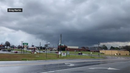Incredible footage captures funnel cloud forming in Georgia