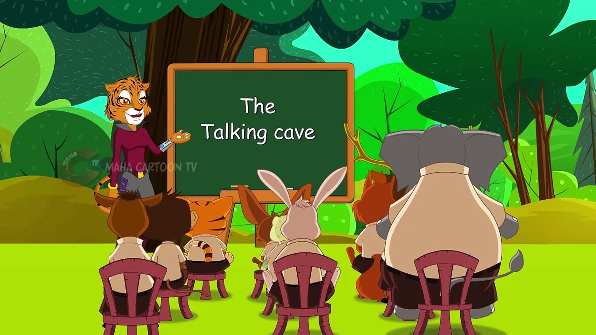 The Little Talking Cave | Panchatantra English Moral Stories For Kids |  Maha Cartoon TV English - video Dailymotion