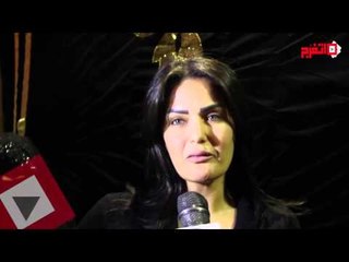 اتفرج| سما المصري للإبراشي في عزاء والدته: قلبي معاك