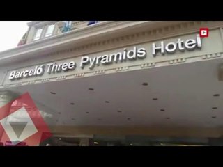 اتفرج| آثار الهجوم الإرهابي على فندق الأهرامات الثلاثة