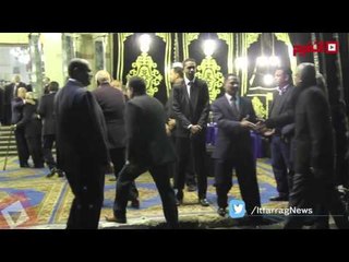 اتفرج| سامي عنان و عمرو موسى في عزاء «هيكل»