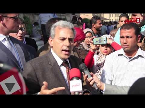 اتفرج| جابر نصار يشارك في مسيرة لا للتحرش داخل أسوار جامعة القاهرة