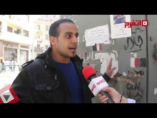 اتفرج| متظاهر من حملة الماجيستير حاول حرق نفسه: الخطوة الجاية انتحار جماعي