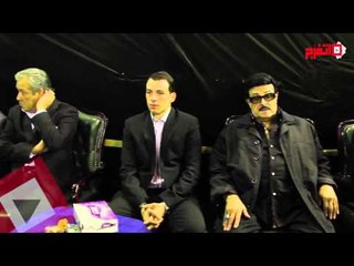 اتفرج| لحظة دخول عادل إمام ومرتضى منصور عزاء والدة وائل الإبراشي