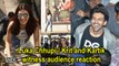 Luka Chhupi | Kriti Sanon and Kartik Aaryan witness audience reaction