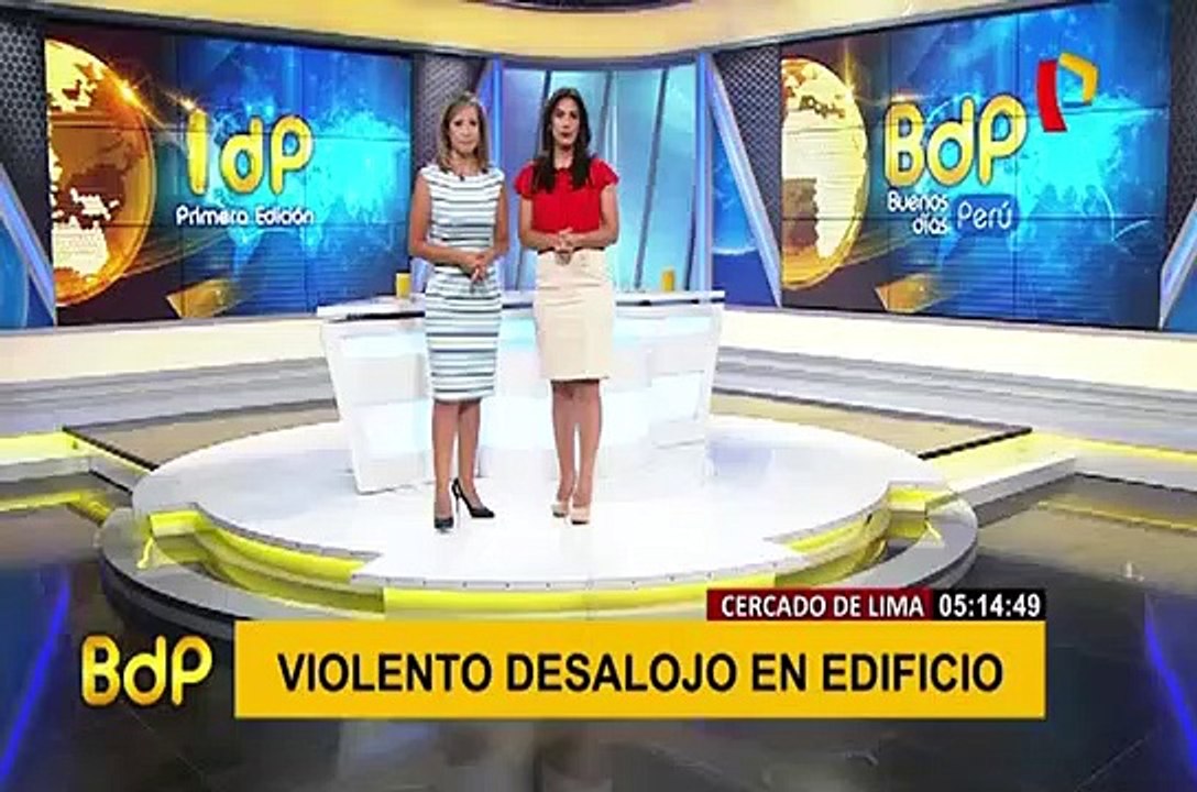 Cercado de Lima: realizan violento desalojo en edificio multifamiliar