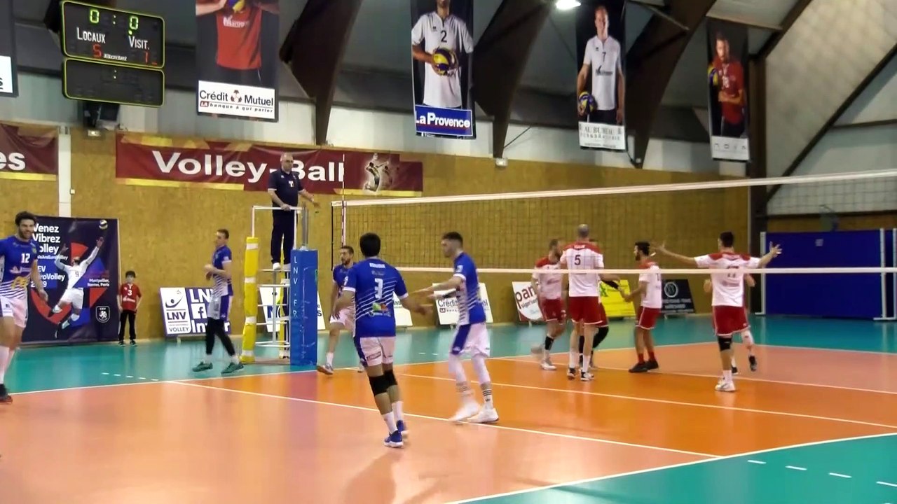 Quelques points du match Martigues Volley Mende
