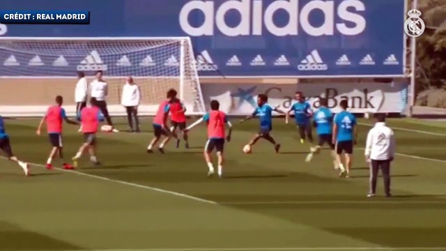 Marcelo dans ses œuvres à l’entraînement