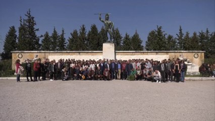 Σπαρτιάτες και Θεσπιείς μαθητές στον ιστορικό χώρο των Θερμοπυλών