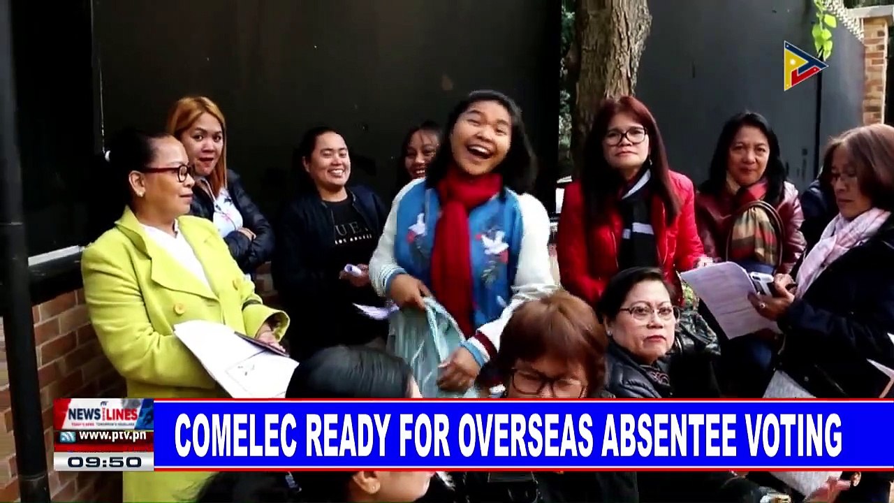 Comelec ready for Overseas Absentee Voting
