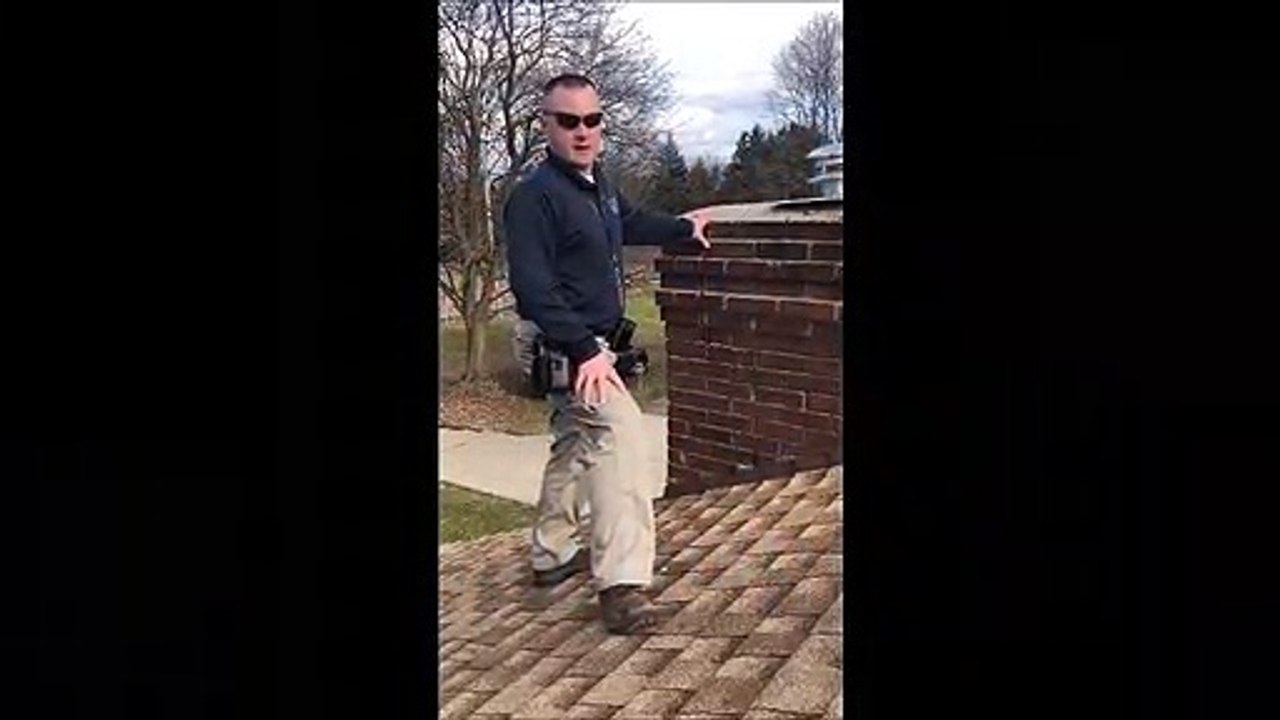 Home Inspector Found Defects During Roof Chimney Inspection