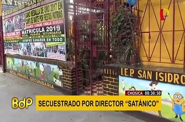 Chosica: rescatan a profesor que habría sido secuestrado en colegio para “ritual satánico“