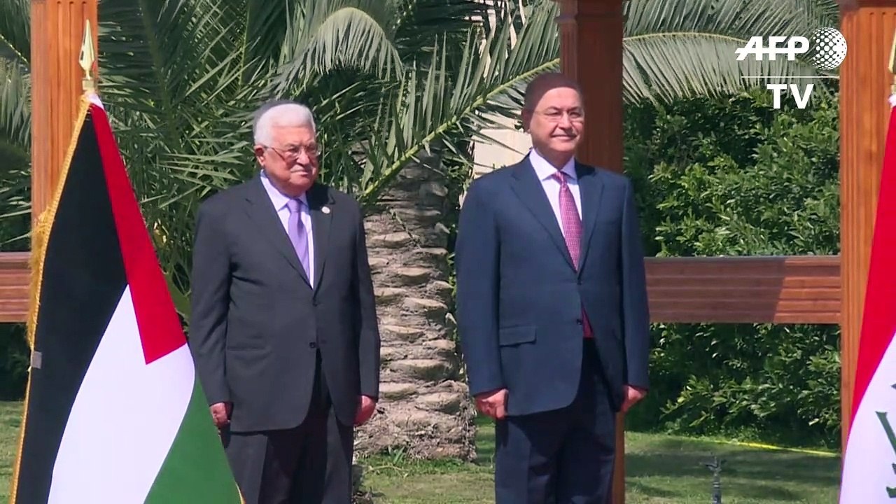 محمود عباس يزور بغداد ويلتقي صالح وعبد المهدي