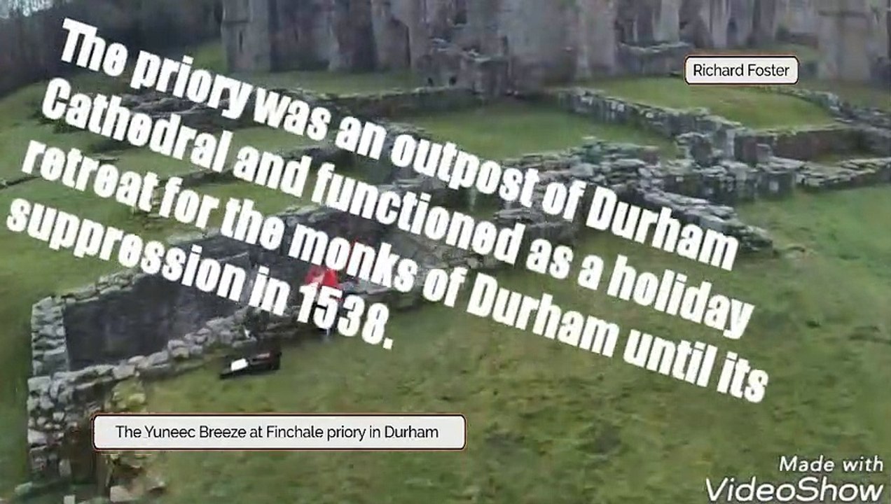 Finchdale Priory from above