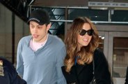 Kate Beckinsale and Pete Davidson attend hockey game