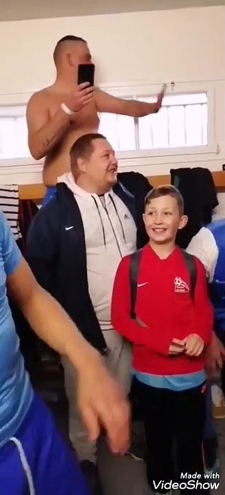 Cri guerre lors de la victoire hier après midi