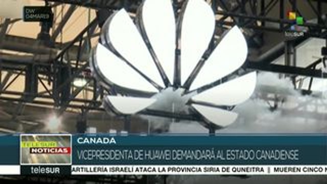 Vicepresidenta de Huawei demanda al Gobierno canadiense
