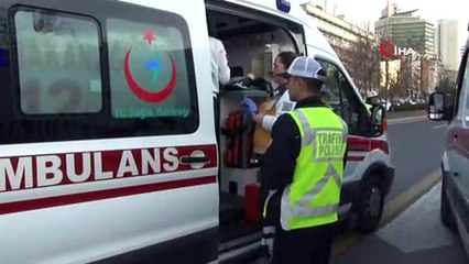 Başkent'te EGO otobüsü kaza yaptı: 4 yaralı
