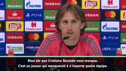 8es - Modric : "Cristiano Ronaldo nous manque"