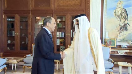 وزير الخارجية الروسي بالدوحة.. وسوريا والأزمة الخليجية تتصدران المباحثات