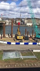 Rouen : des travaux très bruyants sur les quais