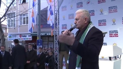 Binali Yıldırım, Büyükçekmece'de Halka Hitap Etti (2)