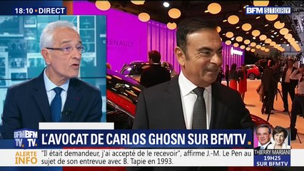 L'avocat de Carlos Ghosn sur BFMTV