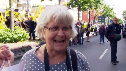 Scrubbing the Right - a pensioner cleans up