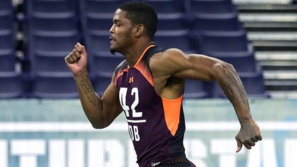 Marquise Blair runs an official 4.48 40-yard dash at 2019 combine