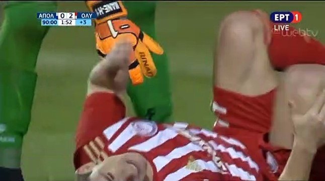 Olympiakos requests a penalty (91') - Apollon Smyrnis 0-2 Olympiakos (Full Replay) 04.03.2019 [HD]