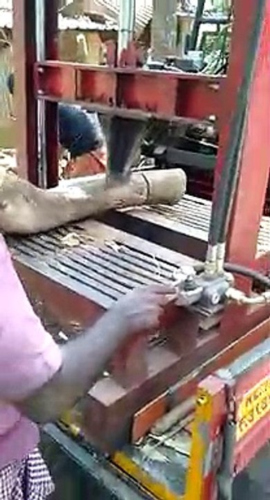 Wood cutting mission but wouldn't it be quicker doing it by hand?
